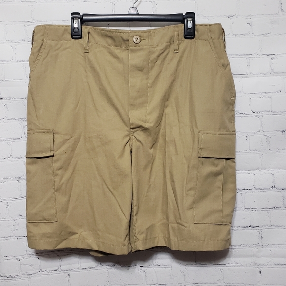 Tru-Spec Men's Sz Large NWT Tan Cargo Shorts - Picture 2 of 14
